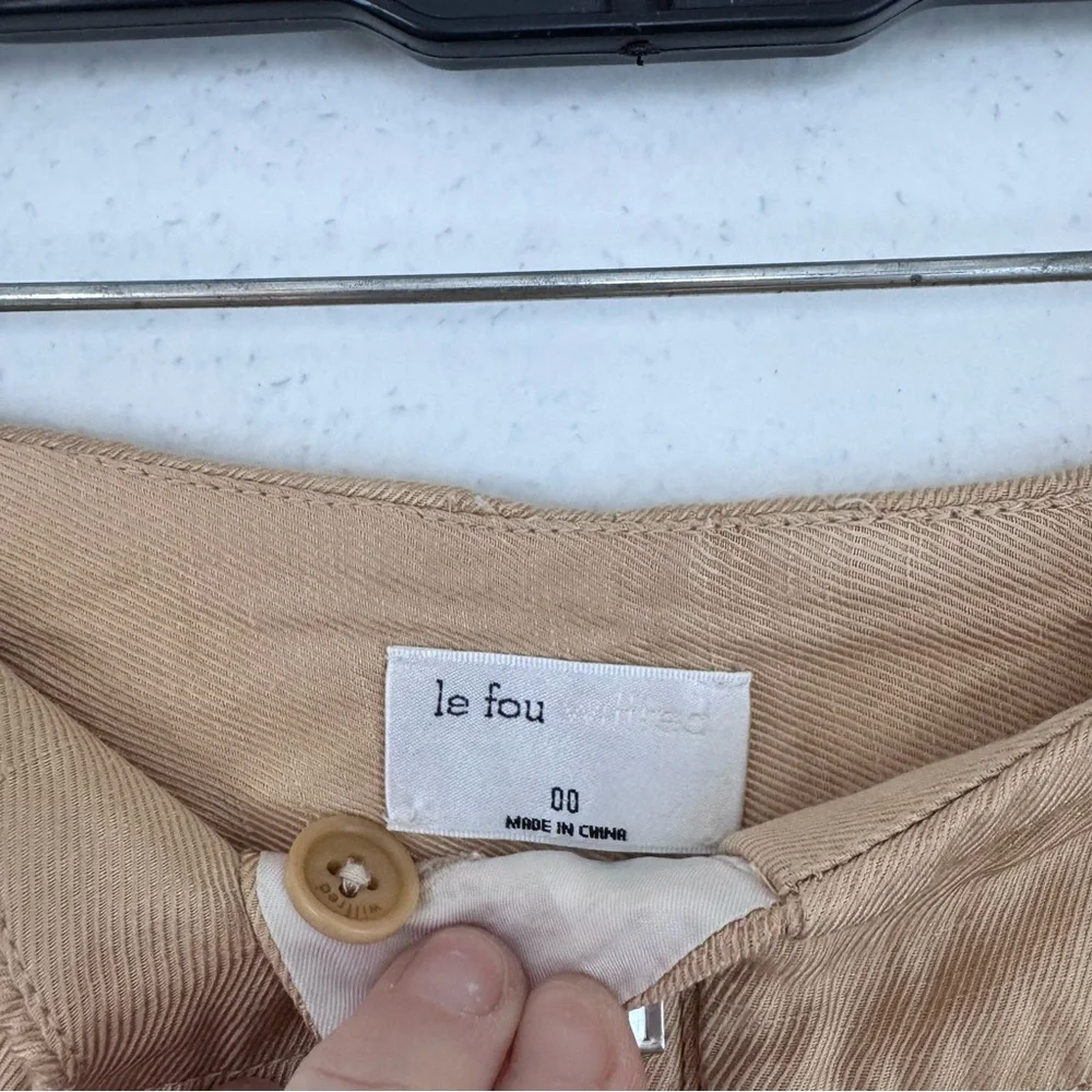 Aritzia Wilfred Le Fou Tango Trousers Tan Gold size 00